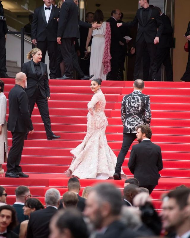 Haryanvi Star Sapna Choudhary Makes her Debut at Cannes 2023 Red Carpet