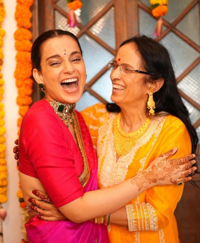 Kangana Ranaut's Sister-in-Law's Enchanting God Bharai Ceremony
