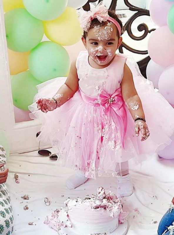 Debina Bonnerjee & Gurmeet Choudhary Celebrates daughter Lianna’s 1st Birthday
