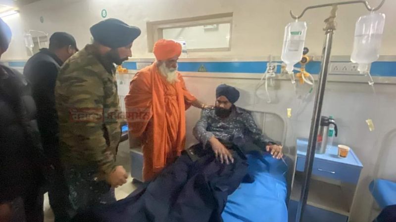 MP Balbir Singh Seechewal Visits Injured Policemen After Nihang Sikhs-Cops Clash in Sultanpur Lodhi