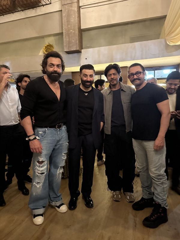 Sunny Deol hosted a Lavish Success Party for Family & Industry Peers after Remarkable Success of Gadar 2. Shah Rukh Khan, Salman Khan, Aamir Khan and other stars attended the bash.
