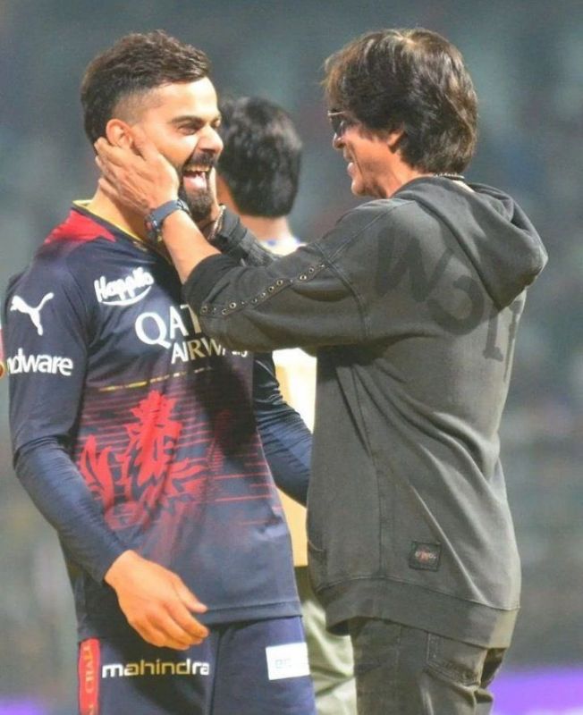 Shah Rukh Khan Meets Virat Kohli, Teaches Him 'Jhoome Jo Pathaan' Hook Step