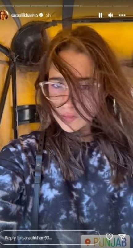  Sara Ali Khan shares videos from her trip to Punjab
